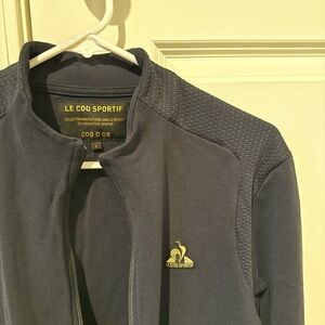 Le Coq Sportif Men's Navy Jacket with Logo